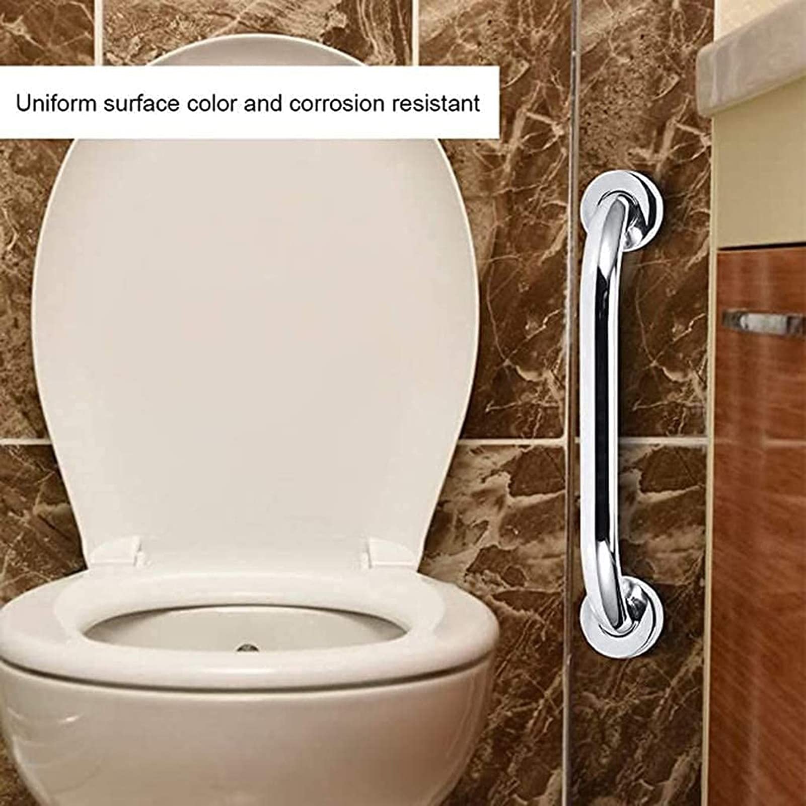 Robusta Maniglia di Sicurezza per Doccia, Ideale per Anziani, Bambini, con bracciolo Antiscivolo (40 cm)