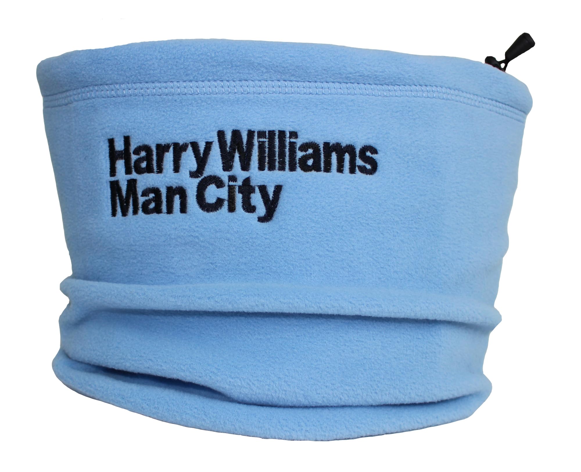 TeddyT's Personalised Embroidery Football Team Fleece Toggle Snood Neck Warmer (Sky Blue)