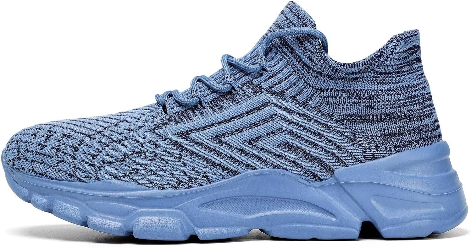 Men's Slip On Walking Shoes Running Comfortable Tennis Breathable Lightweight High Top Non Slip Athletic Gym Workout Casual Fashion Sneakers - Image 2