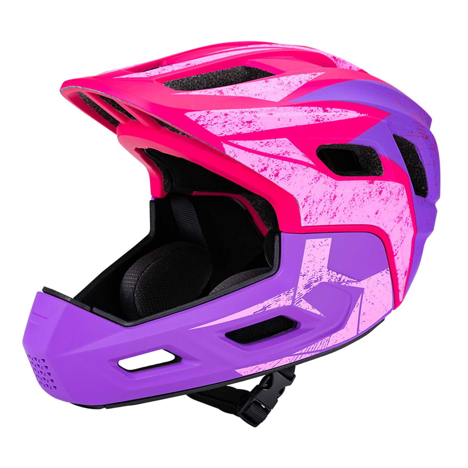 Matybobe Casco Integral Infantil con Barbilla Reforzada, Ligero y