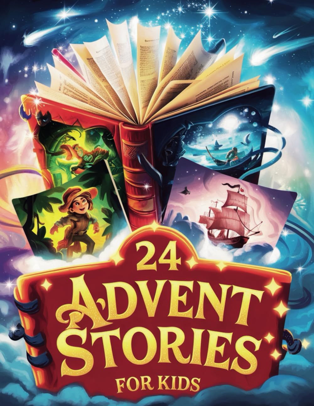 24 Advent Stories for Kids: A Magical Daily Countdown Adventure