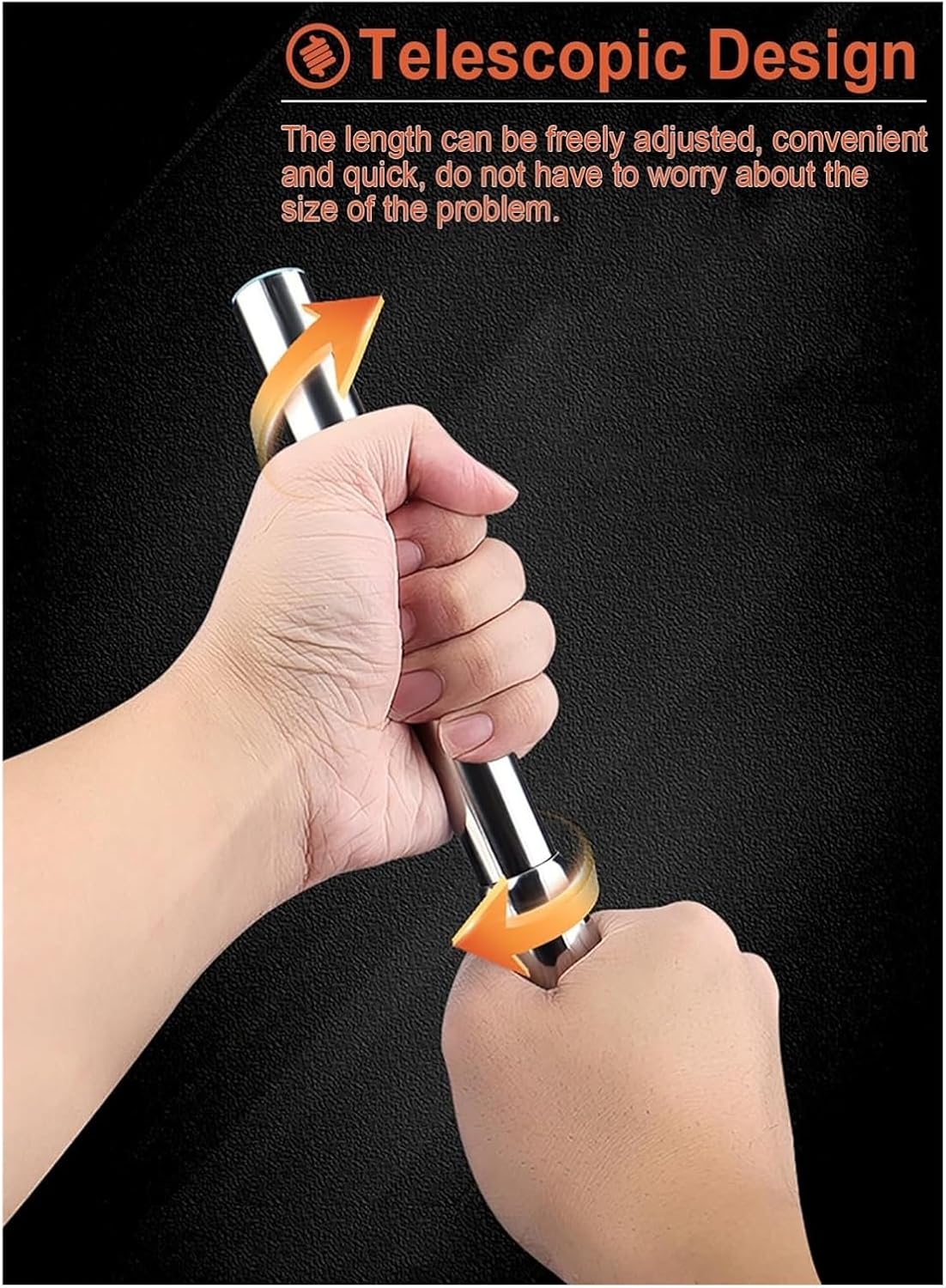 Closet Rod, Adjustable Closet Rod, Household Clothing Hanger Telescopic Rod for Closet, Adjustable Clothes Hanging Bar Metal for Cloakroom/Shower/Balcony(56-100cm (22" - 39 3/8"))