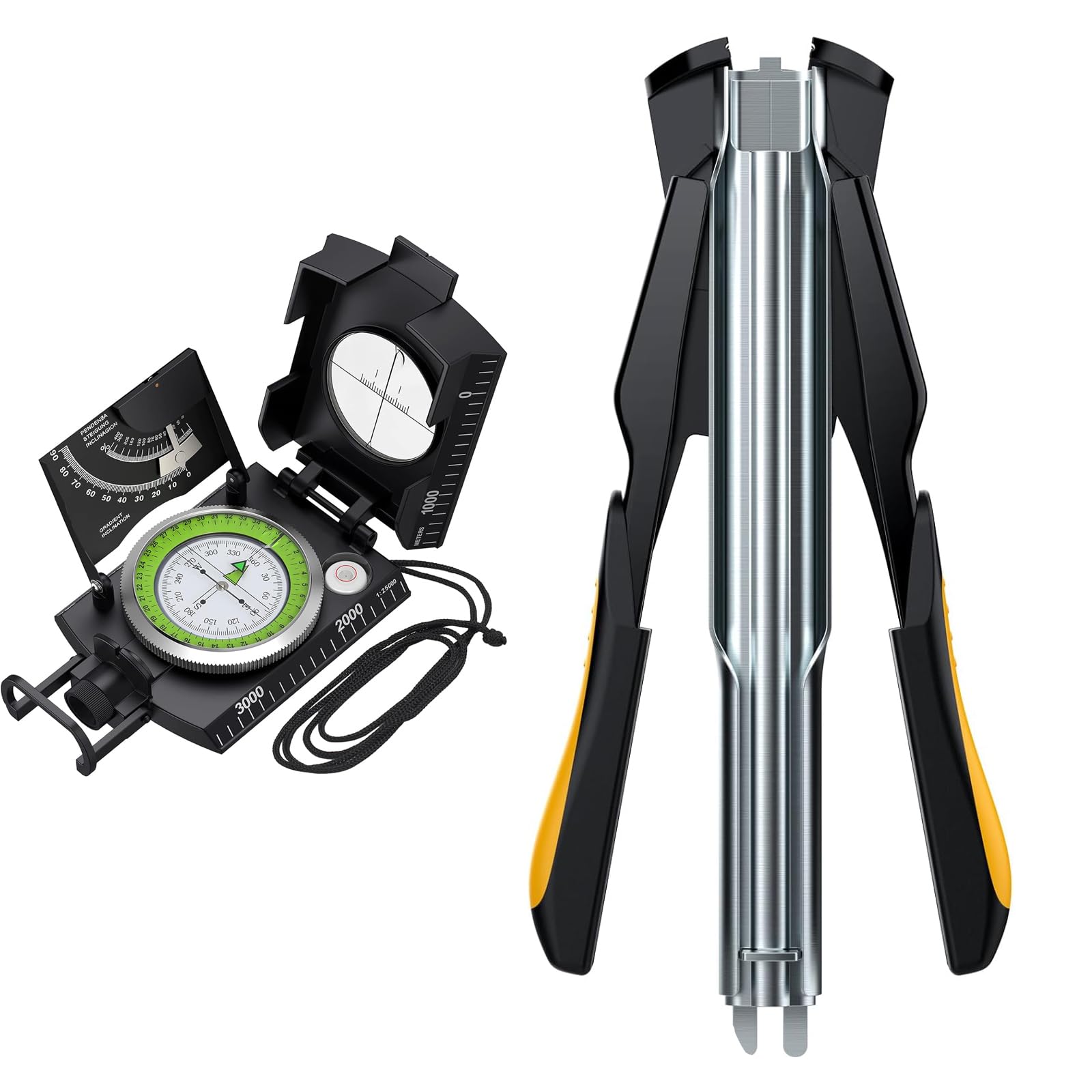 Hog Ring Plier shown with various applications including pet cages, fences, wire mesh, farms, and furniture