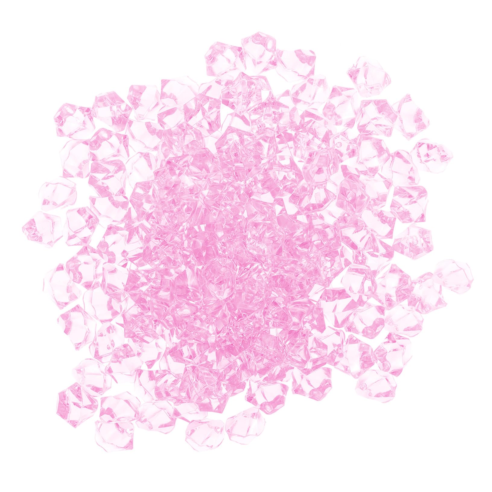 CiieeoAcrylic Ice Rocks 500pcs Simulation Broken Ice Cube Spread Acrylic Glass Acrylic Crystal