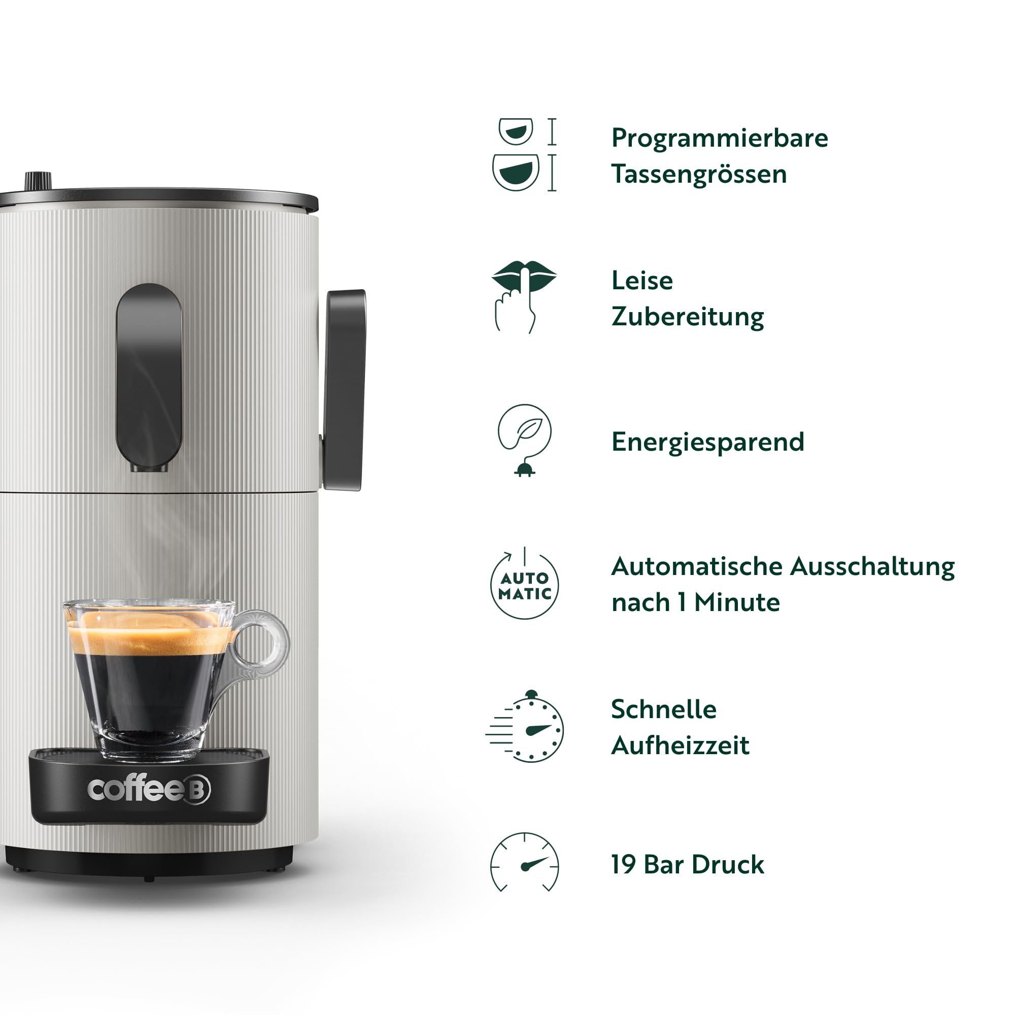 CoffeeB Horizon szary
