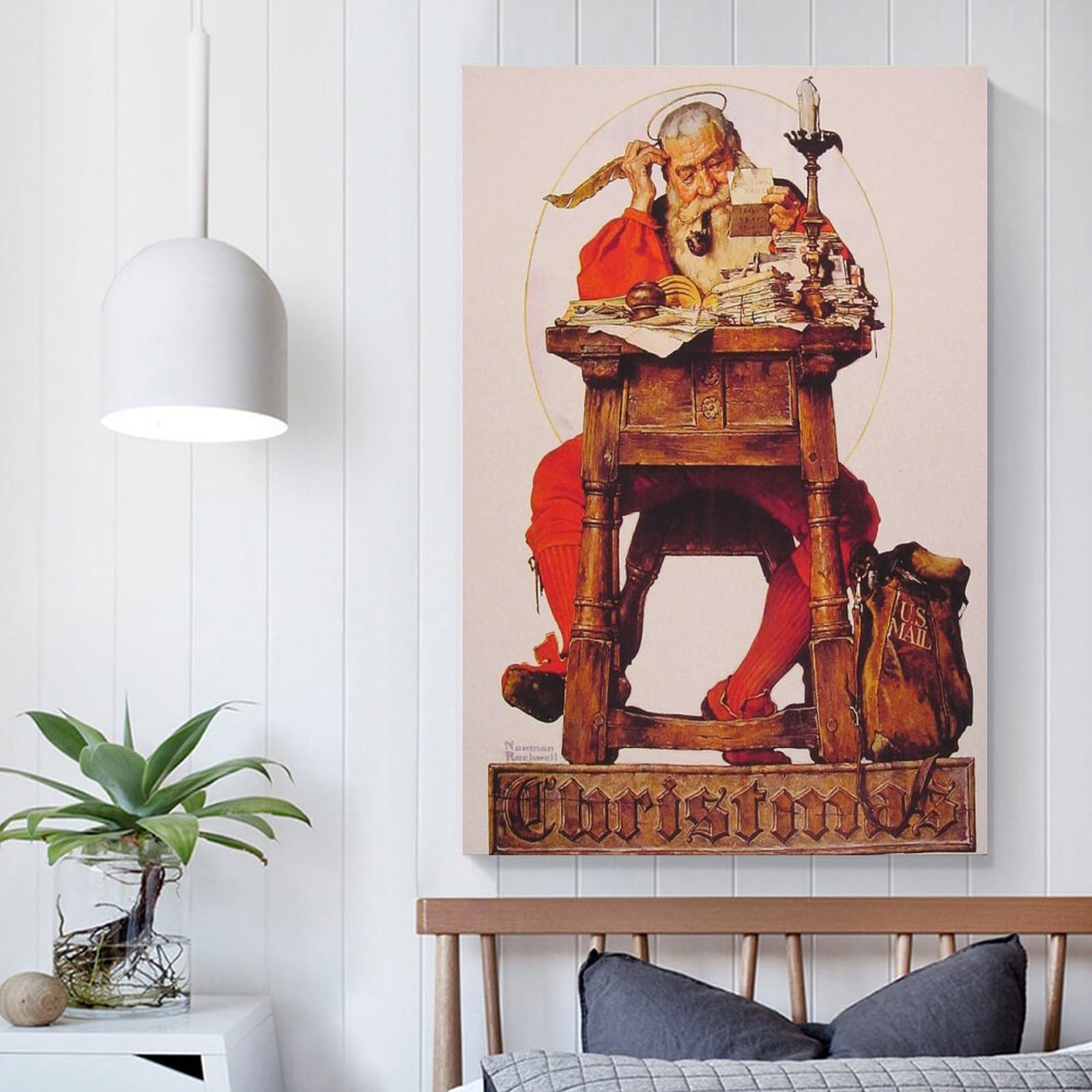 Amazon.co.jp: Norman Rockwell ノーマンロックウェル絵画クリスマス