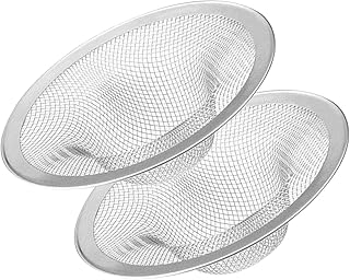 KUFUNG Sink Strainer, Basket Stainless Steel Bathroom Sink Stopper, Utility, Slop, Kitchen and Lavatory Sink Drain Straine...