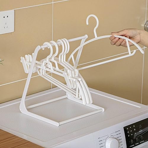 Miniatura 3 de Ankexin Organizador de percha para armario, lavandería, ropa para colgar ropa, apilador, soporte para colgar ropa para adultos o niños