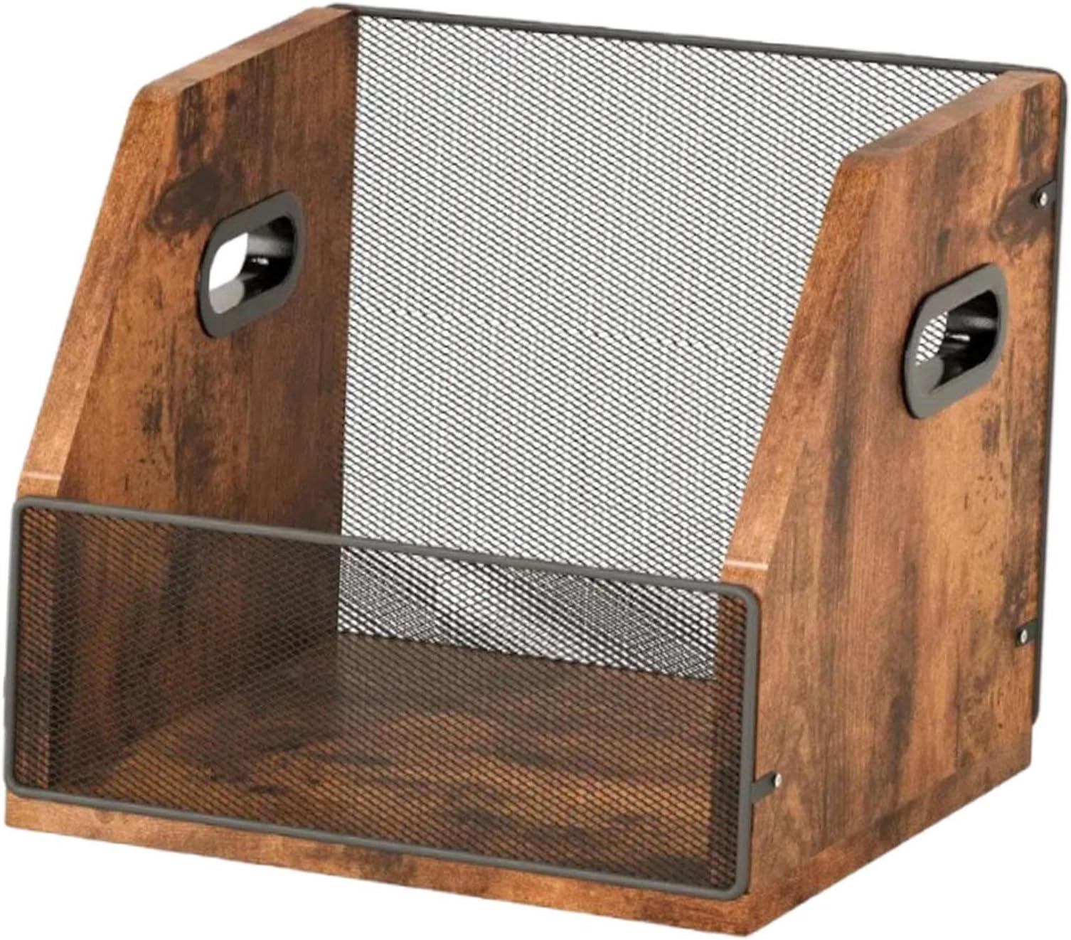 VELURA Vinyl Record Storage Holder Practical Record Crate for Magazines Files Books| Storage & Media Accessories|Music