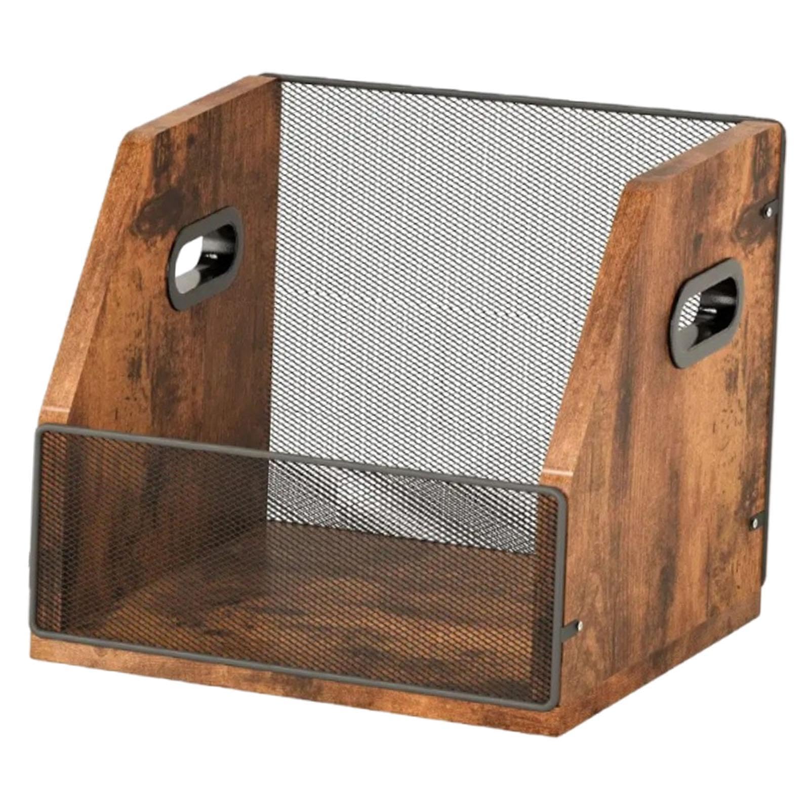 bnf® Vinyl Record Storage Holder Practical Record Crate for files Books-Electronics-Computers & Accessories-Accessories-Media Storage Sleeves