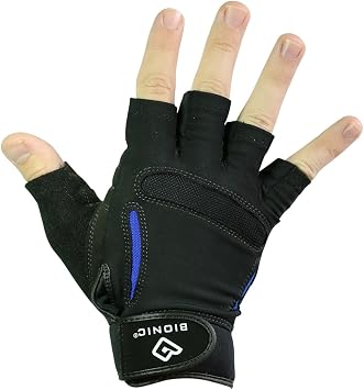 Bionic Gloves The Synthetic ReliefGrip SRG Fitness Gloves w/Patented Anatomical Relief Pad System Pair