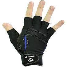 Bionic Gloves The Synthetic ReliefGrip SRG Fitness Gloves w/Patented Anatomical Relief Pad System Pair