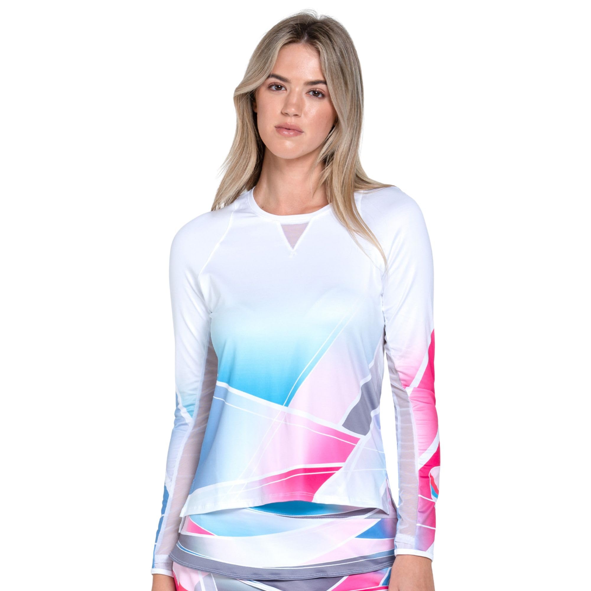 Lucky In Love Pickleball Langarmshirt für Damen