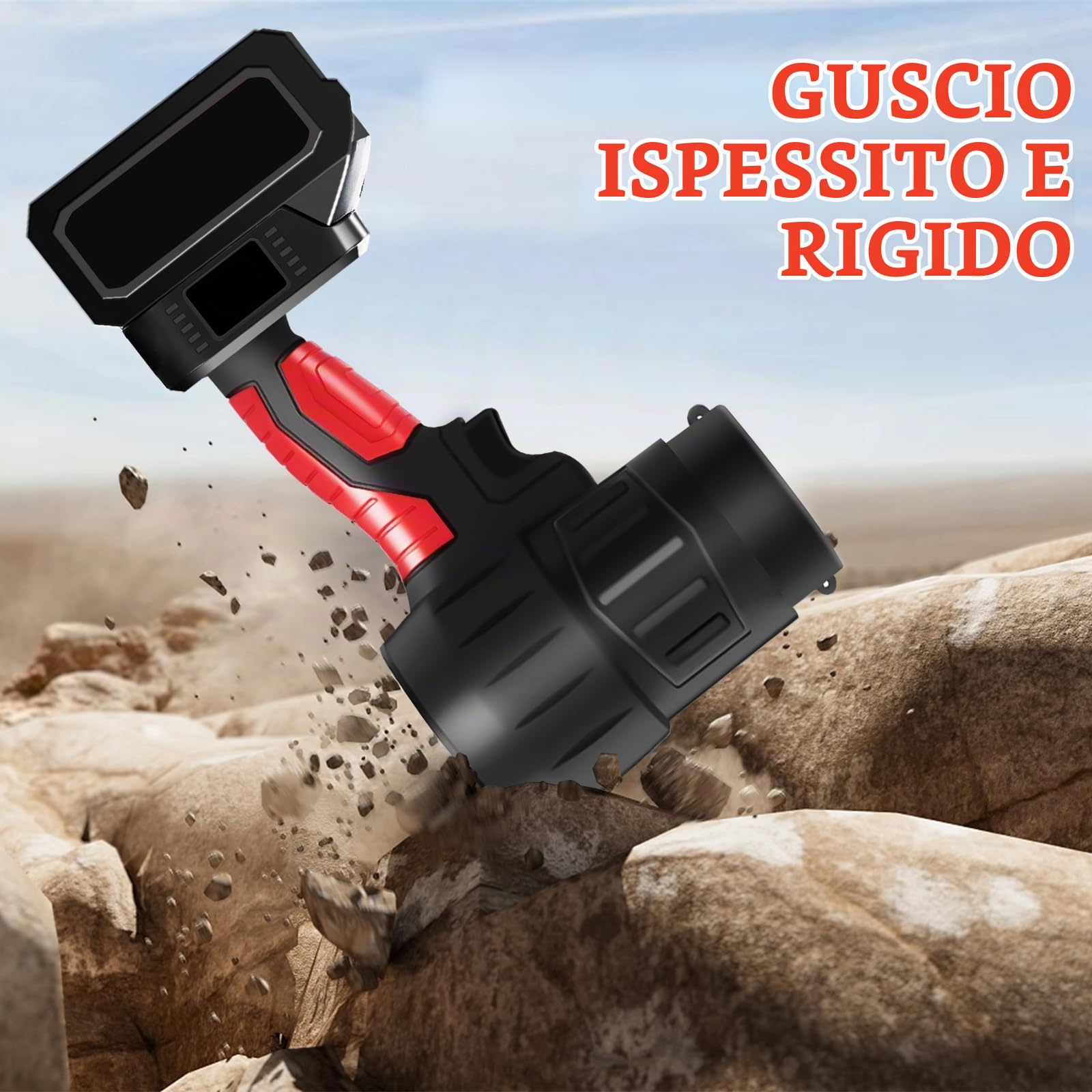 Asciugacapelli Ad Alta Potenza da 35.000 Giri/Min, Senza Fili Ventilatore Turbo Elettrico Super Potente, Soffiatore Portatile per La Rimozione Della Polvere, per La Pulizia Del Giardino (+3 Nozzles)