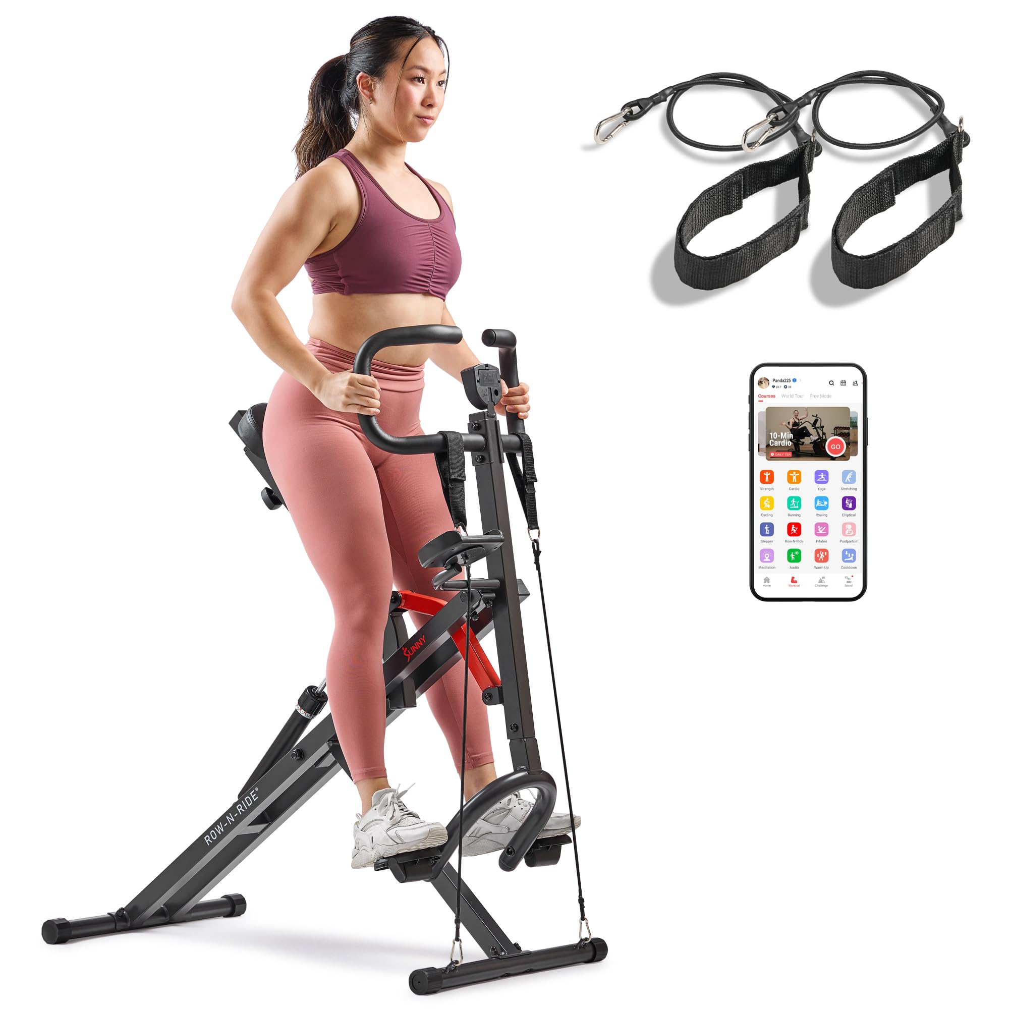 Sunny Health & Fitness Row-N-Ride PRO