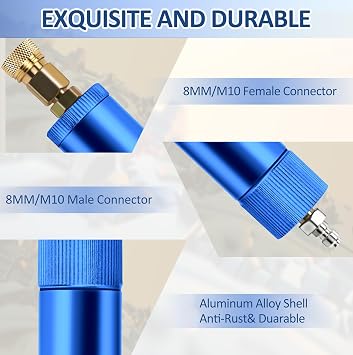 VerRich 30Mpa Blue Air Filter Quick Connect Water-Oil Separator for Pump