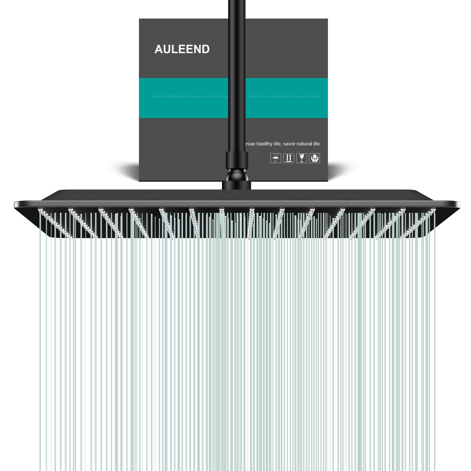 AULEEND Square Rain Shower Head 16 Inch