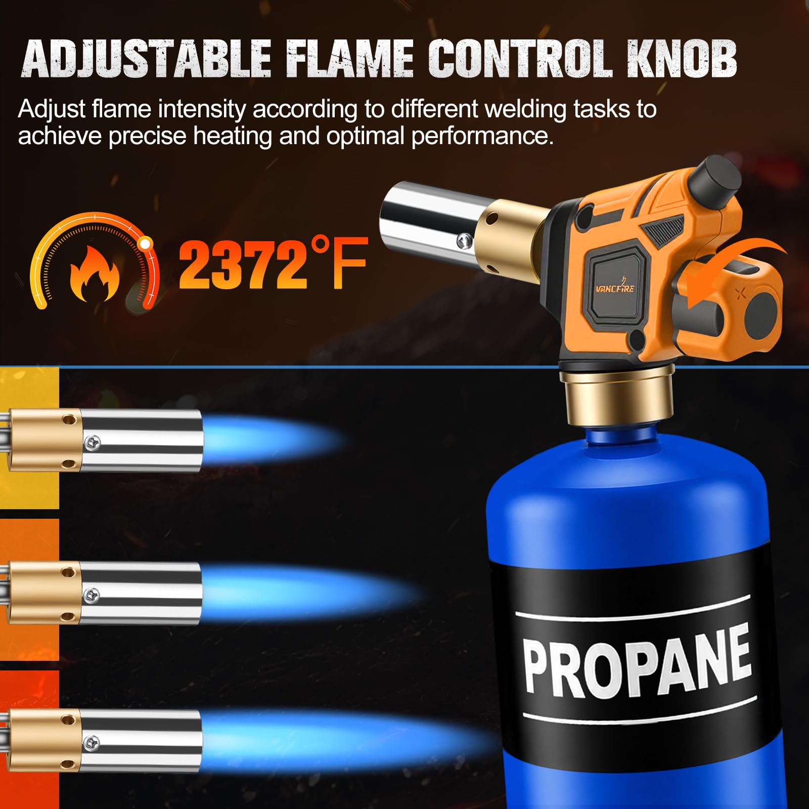 VANCFIRE Cyclone Propane Torch - Trigger Start -2