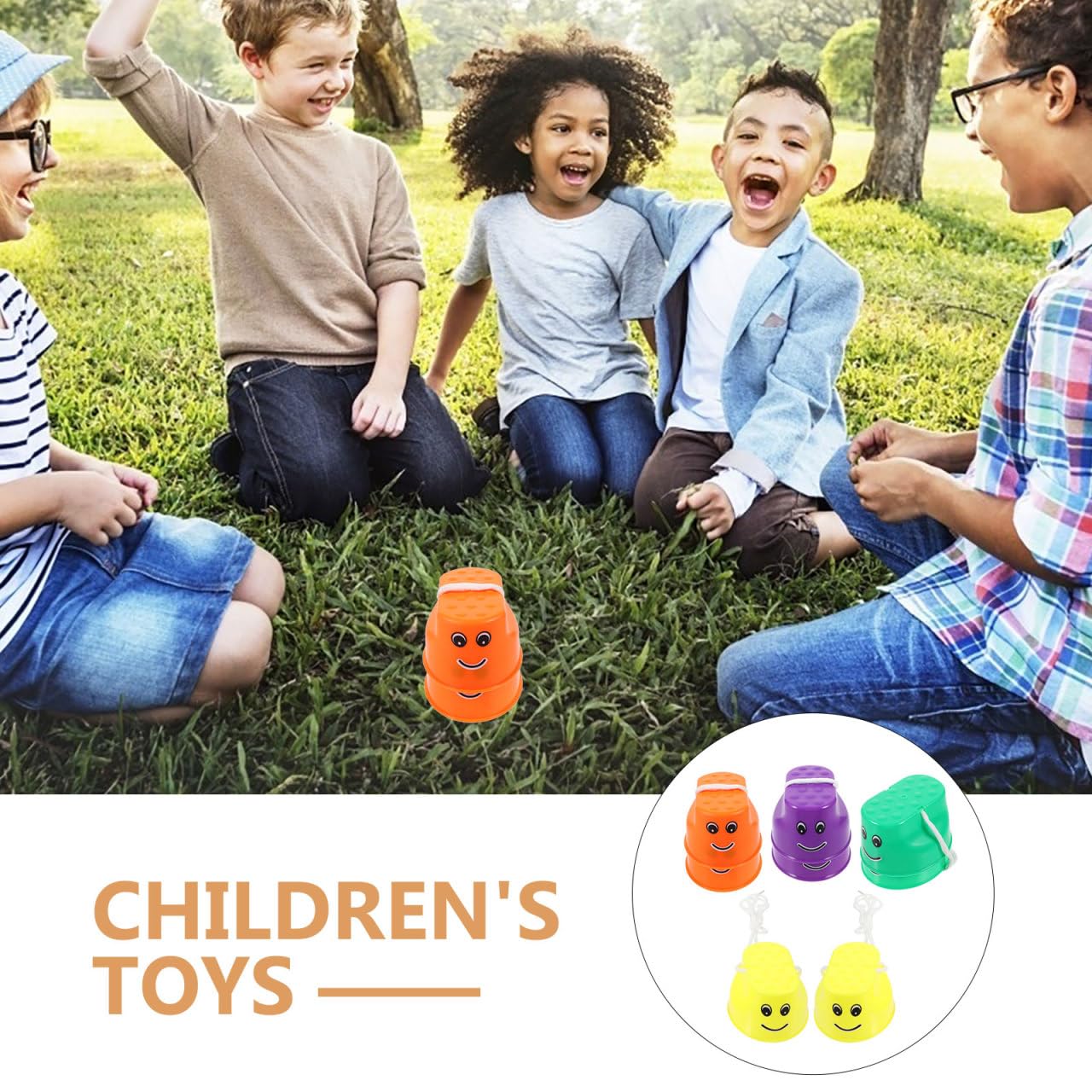 Plastic Stilts for Kids 4 works Bucket Stilts Walking Cups Balance Training Children Outdoor Indoor Play Toy for Coordination - Image 2