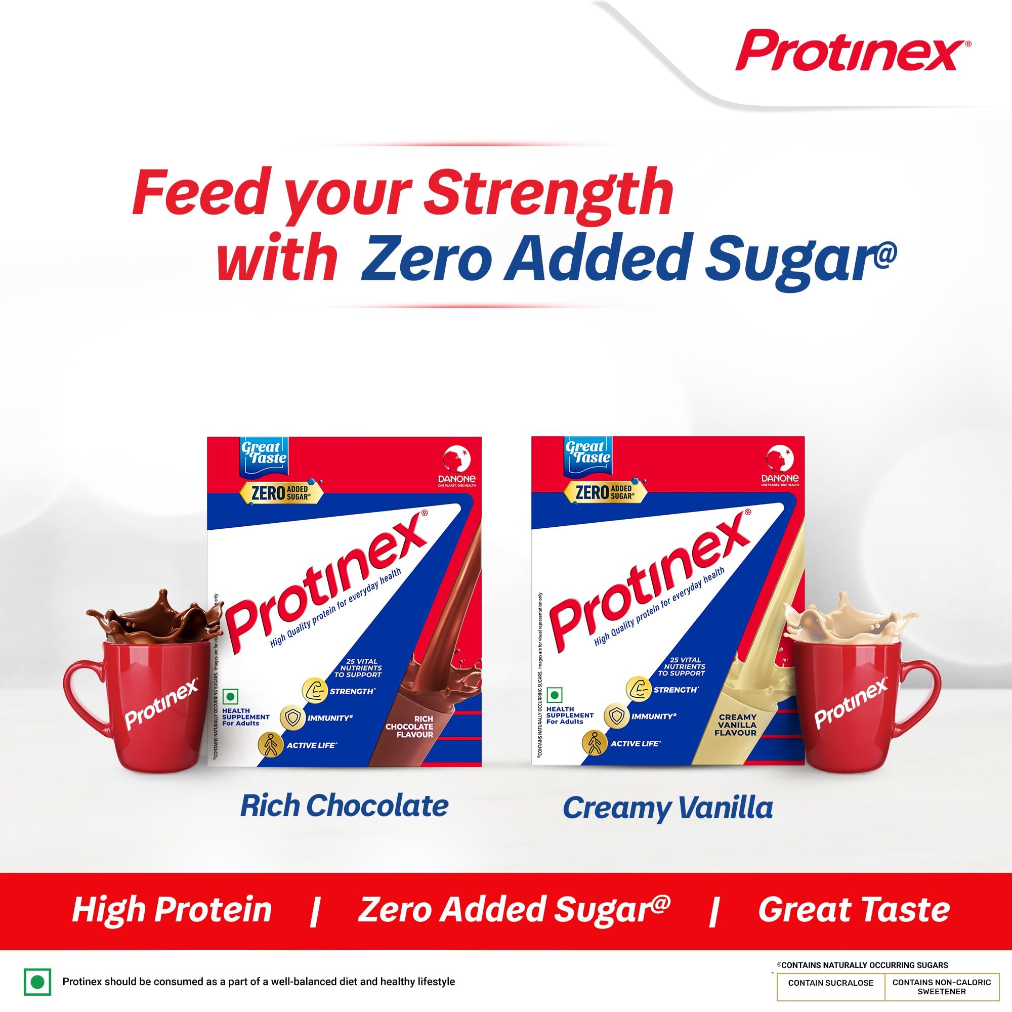 Protinex Rich Chocolate, 200g | Get 40% daily protein requirement for strong muscles when prepared with 200ml milk | High Protein | Zero Added Sugar | Nutritional Drink for Men and Women — Amazon image 5