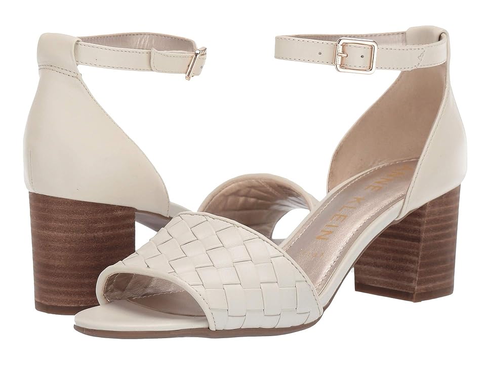 

Anne Klein Carine Heeled Sandal (Cream) Women's Shoes