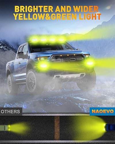 Miniatura 2 de NAOEVO Barra de Luz LED de 6 pulgadas, 50 W y 2000 LM, Luces de Lente Spot, Luces LED Antiniebla  Luces LED Todoterreno para