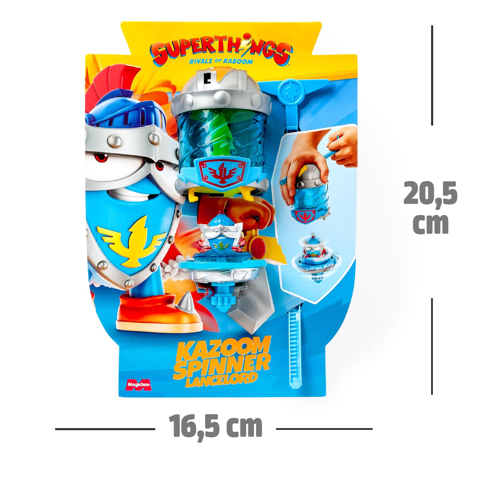 SUPERTHINGS KAZOOM Power – Kazoom Spinner – Lancelord. Incluye 1 Cápsula Kazoom, 1 peonza Kazoom y 1 Tira. — view 10