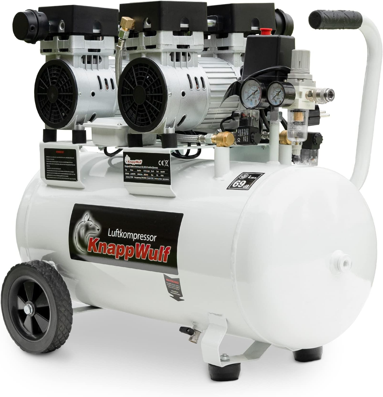 Starkwerk Flüsterkompressor Druckluftkompressor Kompressor 230 Volt10