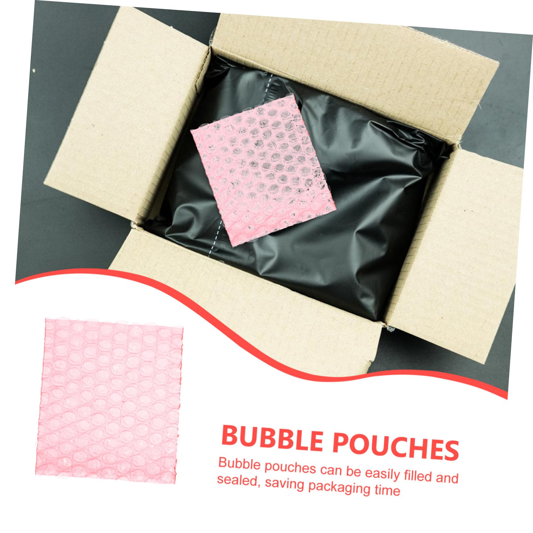 ULTECHNOVO 400pièces Pochettes à Bulles Protectrices Antistatiques Idéales Pour Expédition Déménagement Et Des Objets Fragiles Rembourré Portable Et