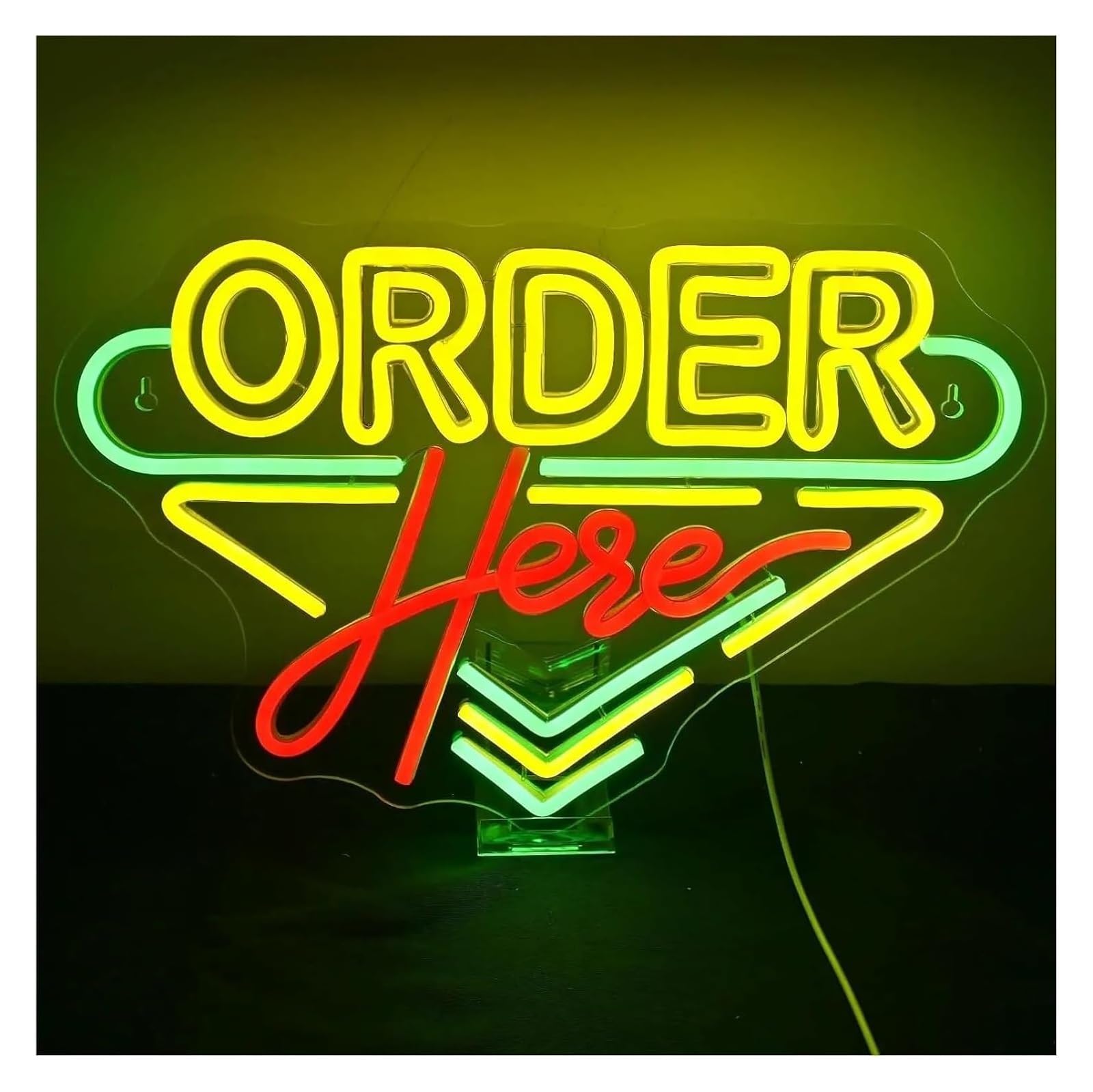 insegna luminosa al neon Ordina qui la luce al neon dimmerabile per bar, ristoranti, negozi, 43 cm x