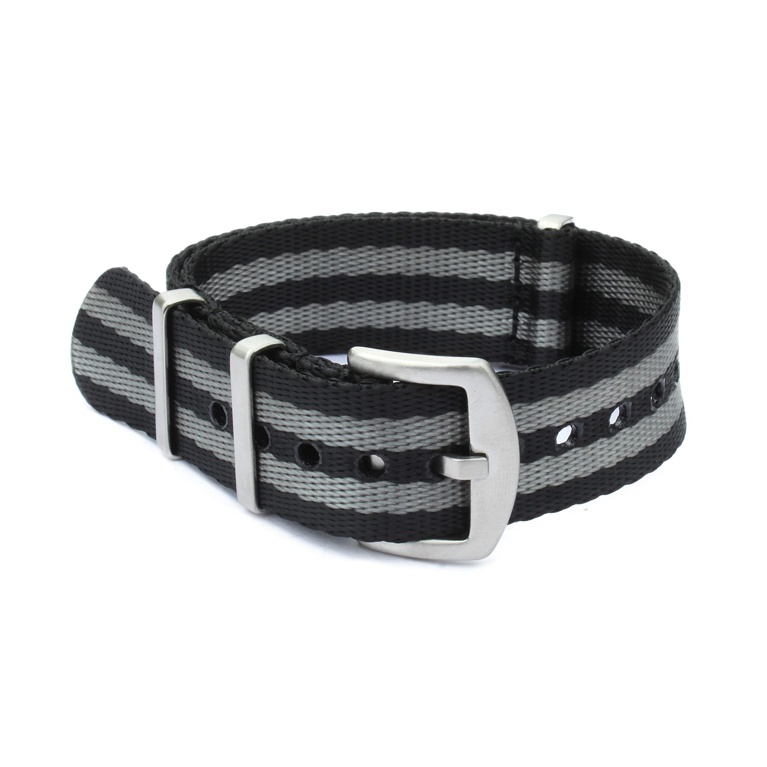Seat Belt NATO Watch Straps/Bands - 18mm,20mm,22mm and 24mm Nylon Watch Straps for Watches - Multicolour Options