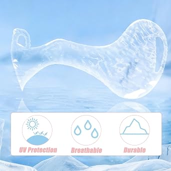 UV Protection Face Patch Sun Protection Face Cover UV Blocking Facial Sunblock Patches Nose Guard Sunscreen Nose Patches Sun Shield for Faces for Outdoor Activities Hiking Cycling (A)