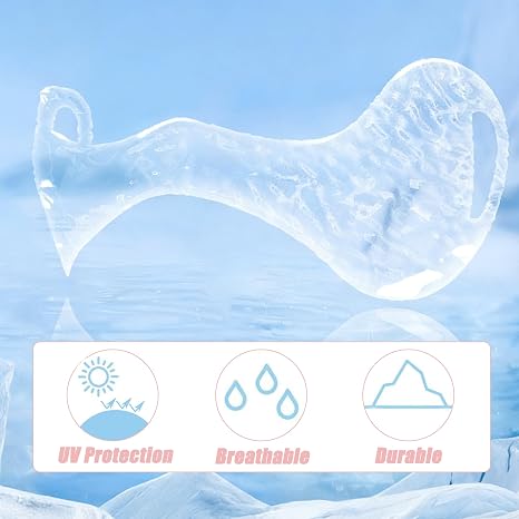 UV Protection Face Patch Sun Protection Face Cover UV Blocking Facial Sunblock Patches Nose Guard Sunscreen Nose Patches Sun Shield for Faces for Outdoor Activities Hiking Cycling (A)