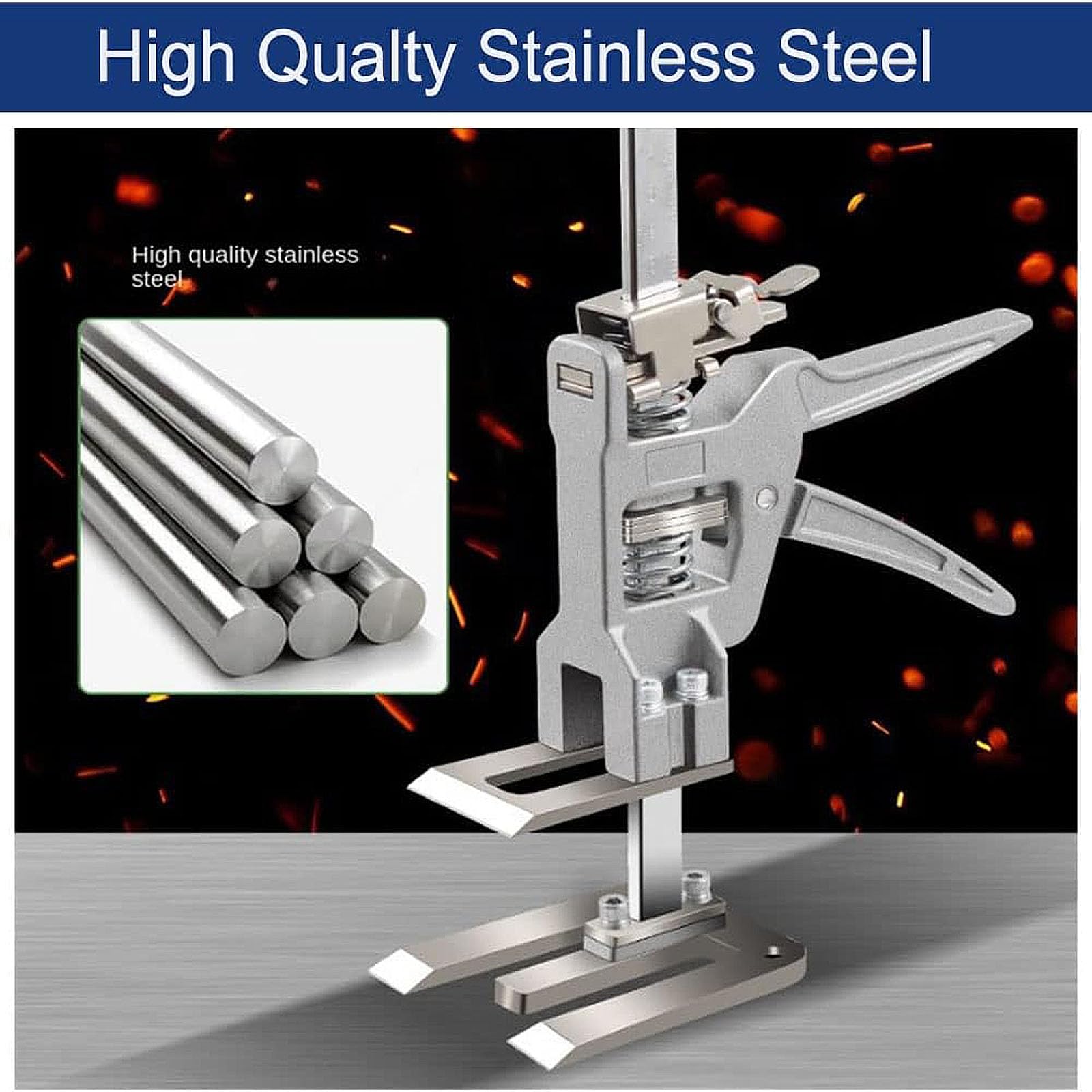 2 pezzi Sollevatore di Bordo Resistente, Martinetti a Braccio, Solleva per Mobili Pesanti, Labor Saving Arm Tool, Porta Uso Bordo Sollevatore Armadio Jack