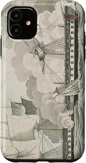 iPhone 11 USS Constitution & HMS Java Naval Battle Illustration (1846) Case