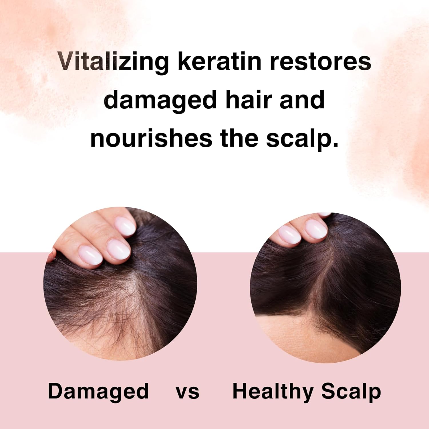 Moist Diane Keratin Shampoo and Conditioner for Women & Men, Curly Shampoo and Conditioner Set with Argan Oil, Collagen, Protein from Japan, Paraben& Sulfate Free Shampoo & Conditioner 30.4Fl Oz VITAL
