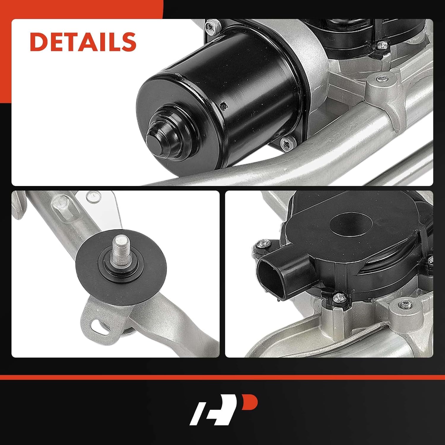 A-Premium Front Windshield Wiper Motor and Linkage Assembly Compatible with Nissan Murano 2009-2014