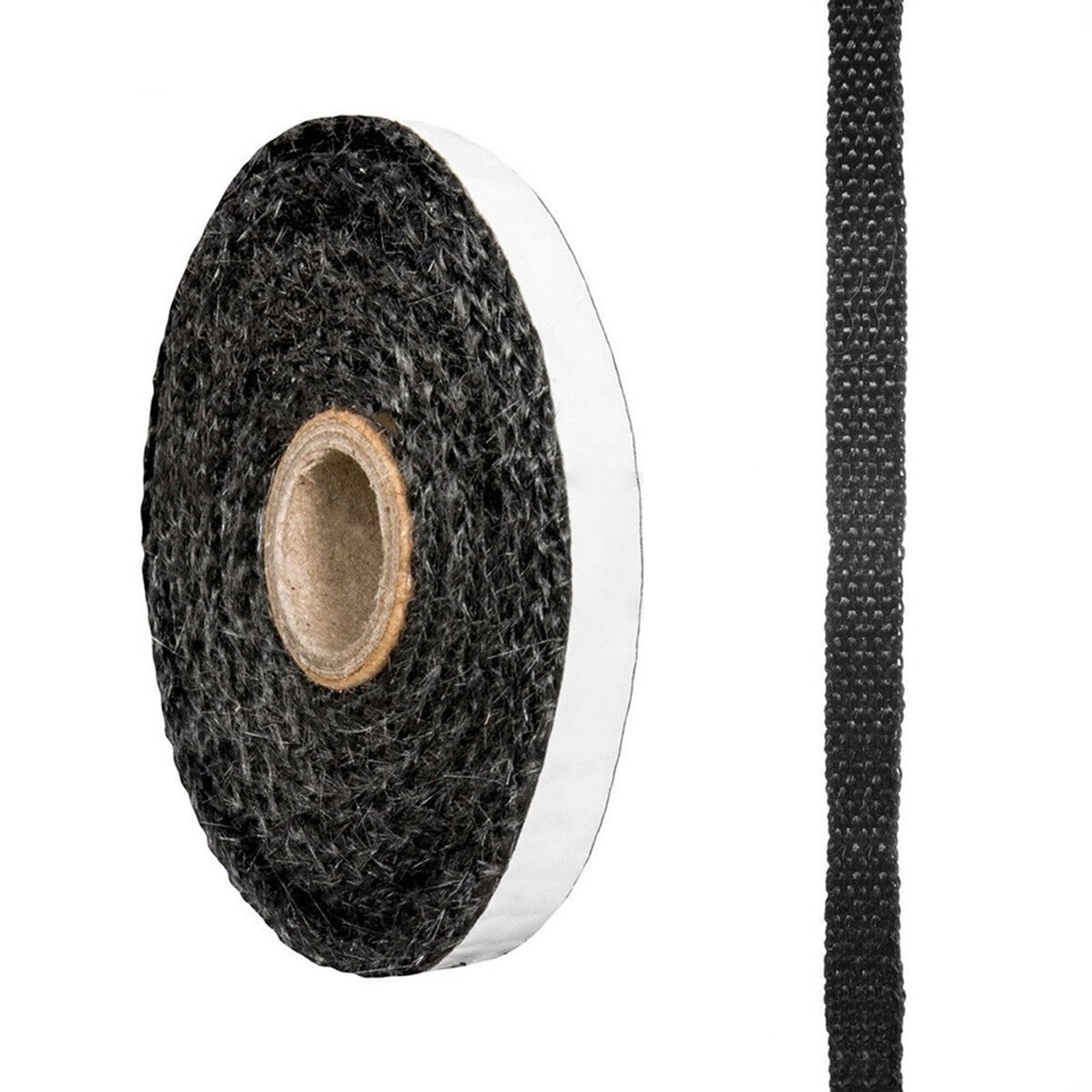 Poasdjdc One Color Wood Stove Gasket Fireplace And Stove Seal Rope Self Adhesive Fiberglass Black 10/15Mm Width 2M Length(15Mm 2Mm)
