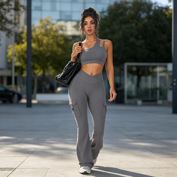Leggings para mujer con bolsillos y tiro alto miniatura 6