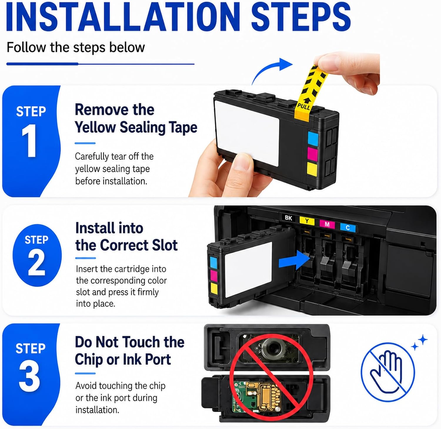 Remanufactured for Epson 822XL Ink Cartridges Replacement for 822 XL T822XL Work with Workforce Pro WF-3820 WF-3823 WF-4820 WF-4830 WF-4833 WF-4834 Printer (4 Black 2 Cyan 2 Magenta 2 Yellow)