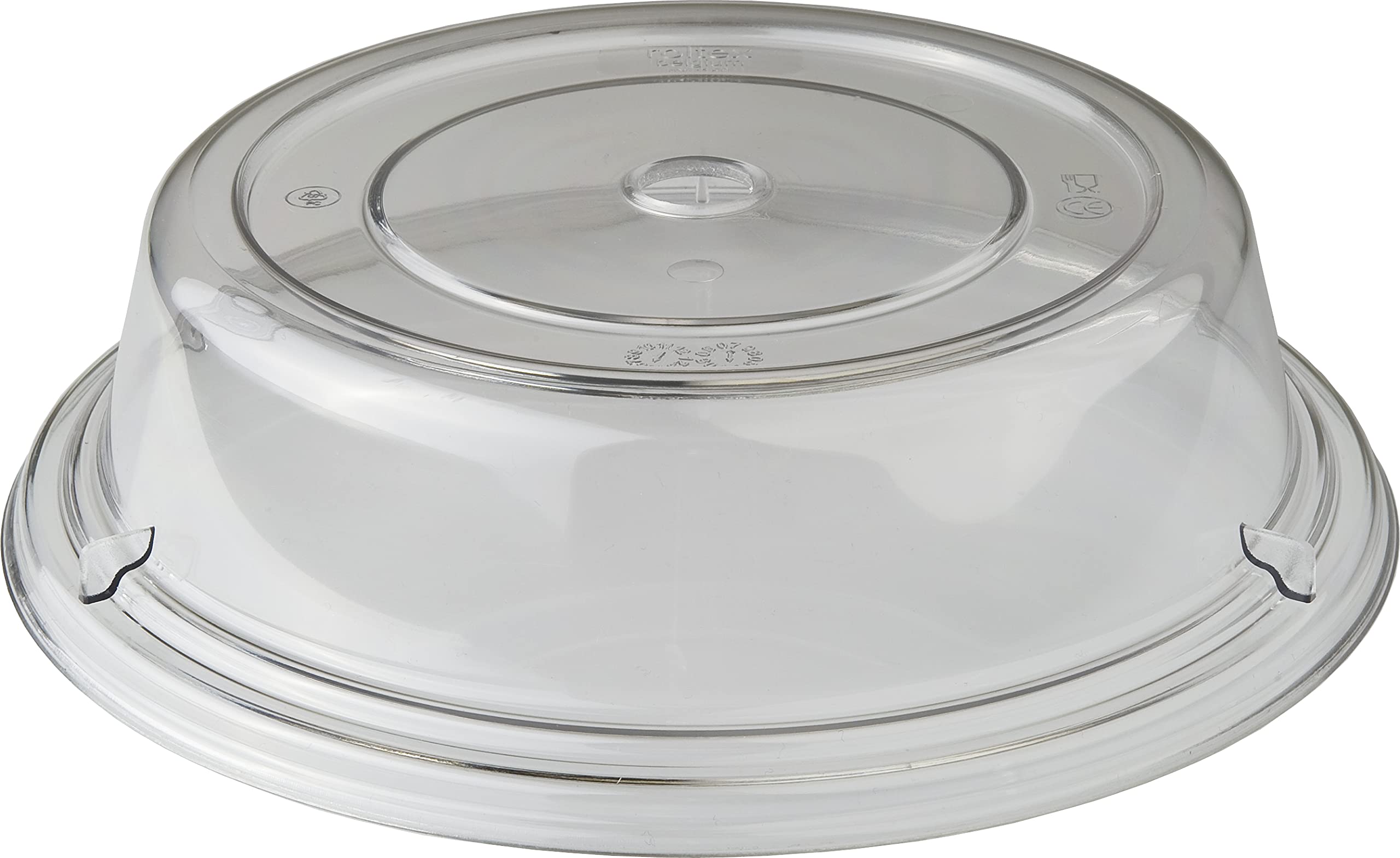 Harfield Clear High Plate Cover Transparent Food Dome Cloche 26.5Cm Microwave Safe Shatterproof Polycarbonate Plastic