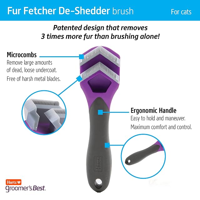 Foto 5 de 8 de Hartz Groomer's Best Fur Fetcher - Cepillo para gatos, color negro
