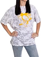 Vista 7 de Calhoun NHL - Camiseta de manga corta con hombros caídos y cuello redondo para mujer