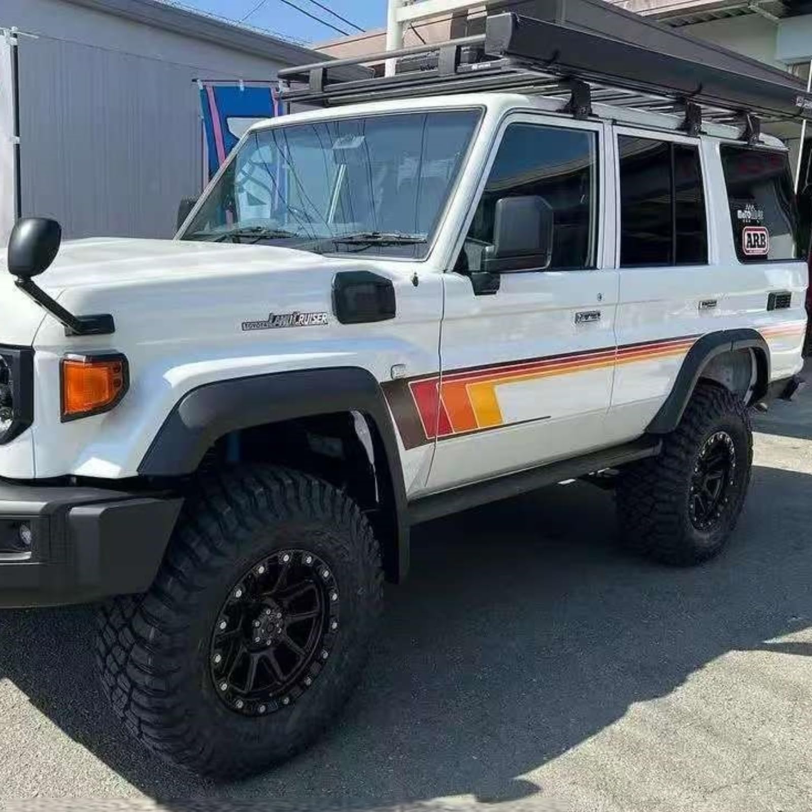 Amazon.co.jp: ランドクルーザー70シリーズ 車体サイドステッカー 貼り