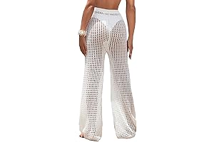 Women's Crochet Beach Pants: Summer Breeze, Endless Style