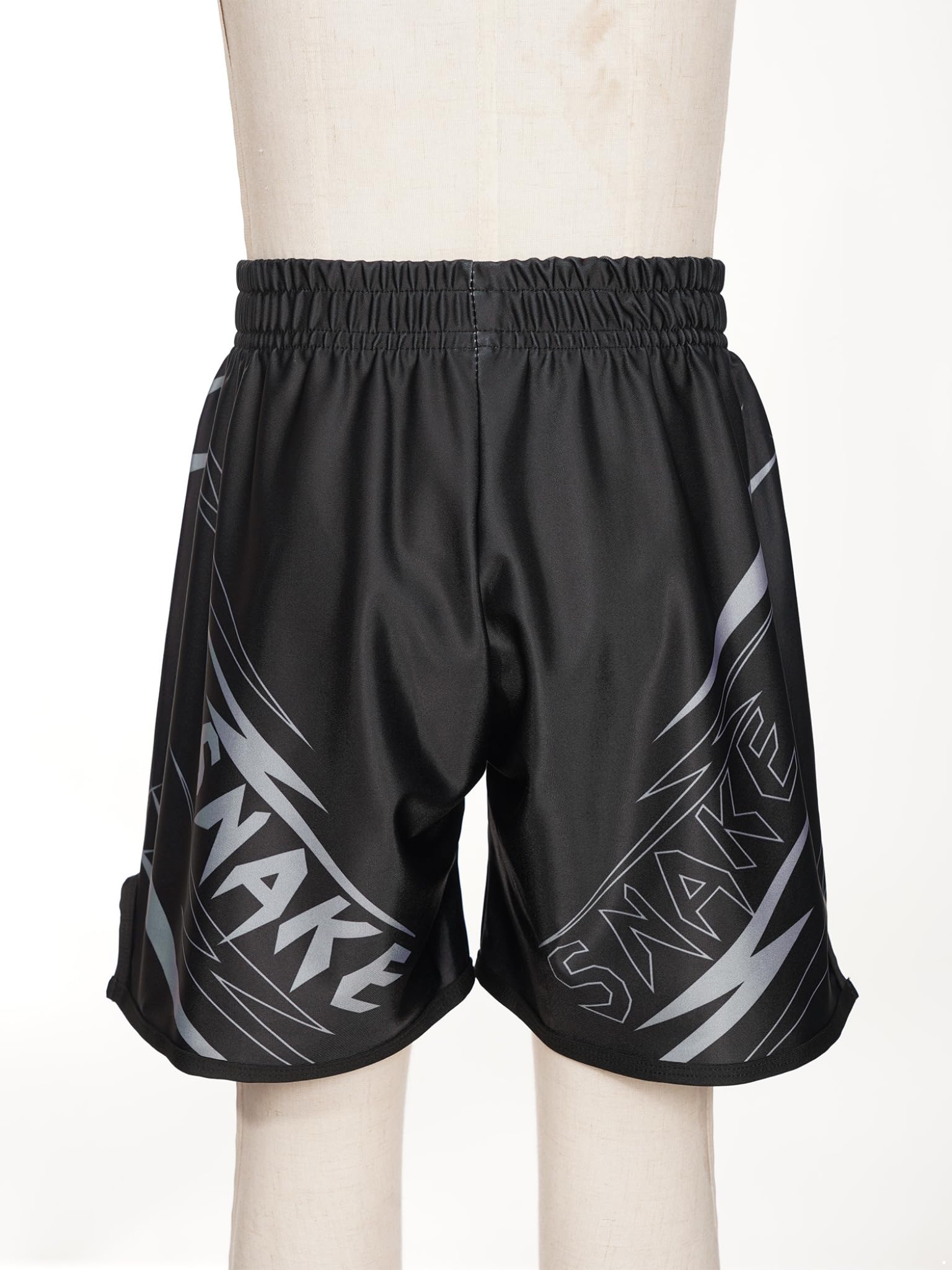 Runhomal - Pantalones cortos de boxeo para niño, MMA Kic-Boxing Fitness Training Fight cortos de deporte kick boxeo, entrenamiento Grappling Muay Thai Combat 3-16 años