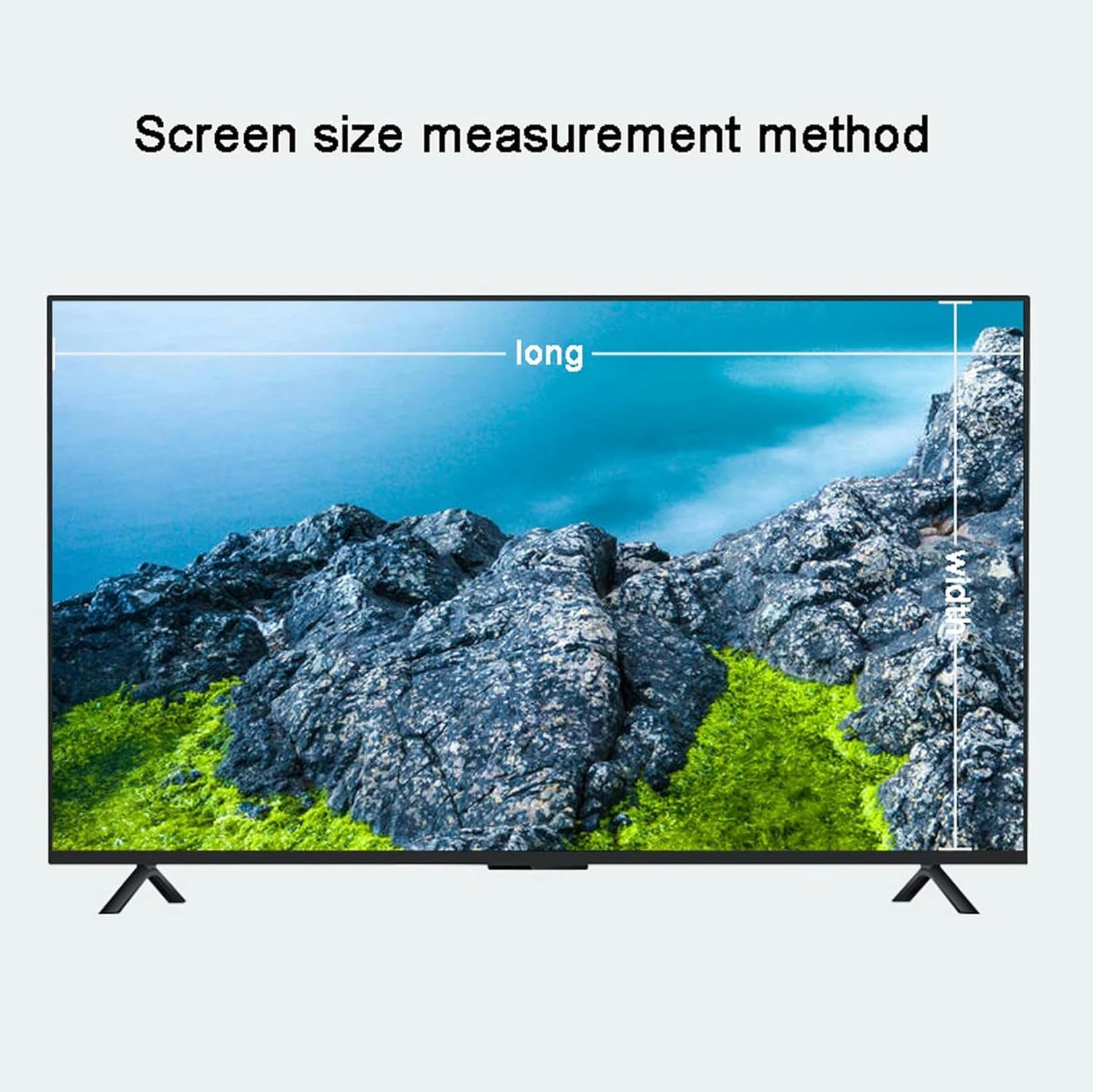 Entspiegelte Displayschutzfolie für 32-43 Zoll TV-Monitore, Blaulichtfilter & UV-Schutzfolie, Kratzfeste Schutzfolie für TV-Monitore, 42 Zoll, 4, 43 Zoll，43 inch