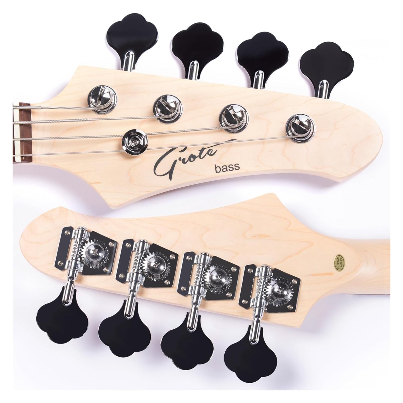 E-Gitarre Standard-E-Bass 4-saitiges Gitarreninstrument für Anfänger