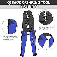 Vista 2 de Qibaok Wire Terminals Crimping Tool Kit with 800 PCS Wire Connectors