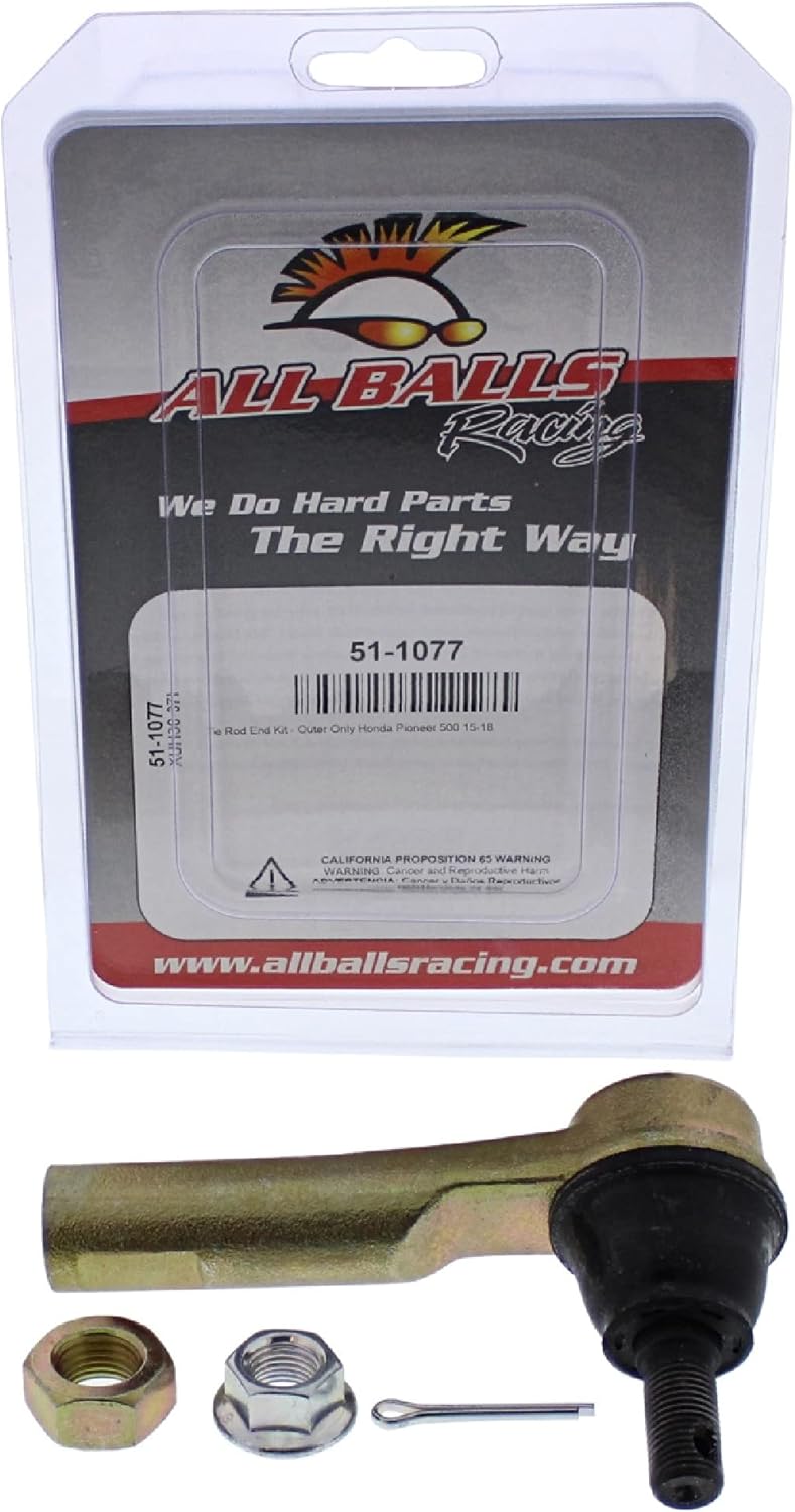 All Balls Racing Tie Rod End Kit 51-1077 Compatible with/Replacement for Honda Pioneer 500 2015-2018